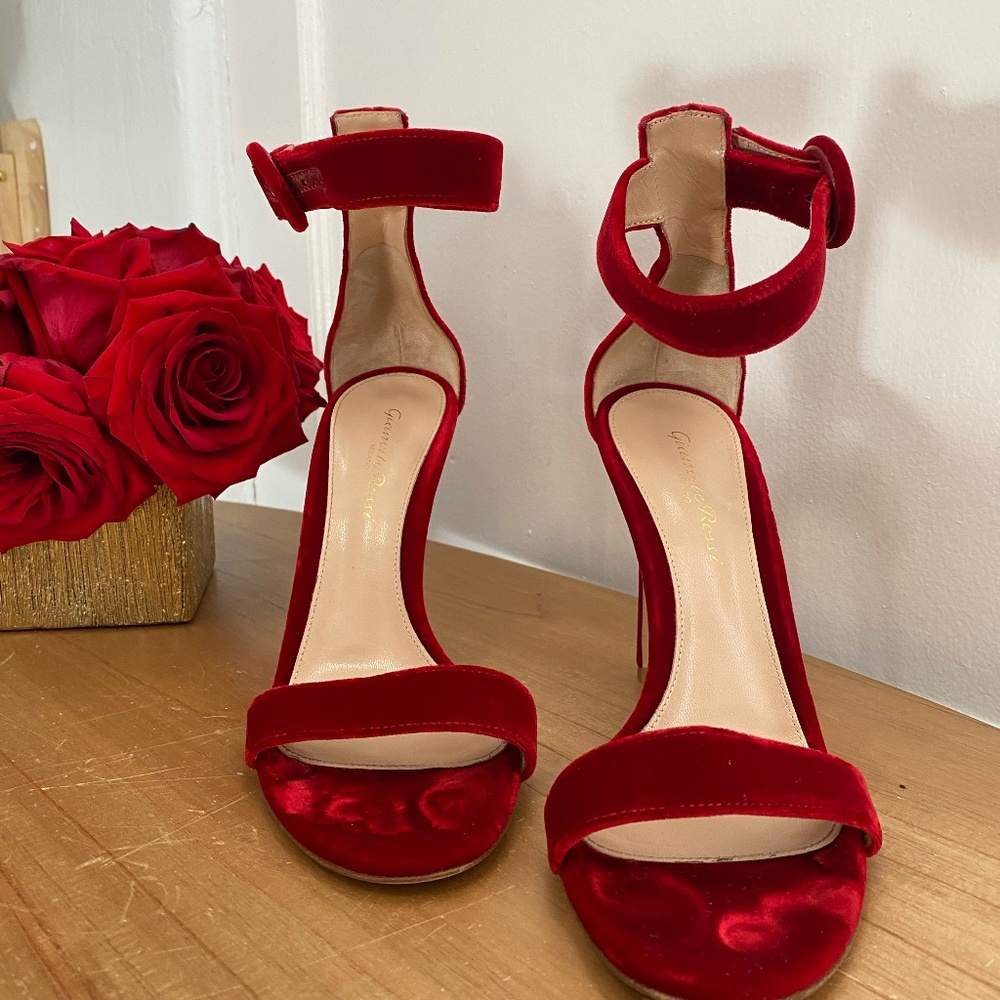 Gianvito Rossi Portofino 105mm Suede Heels